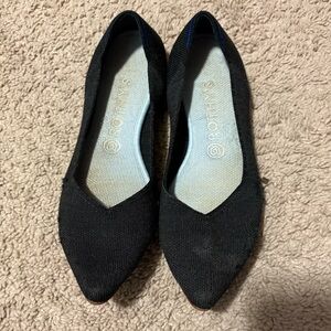 Rothy’s The Point flats in Shadow size 9.5